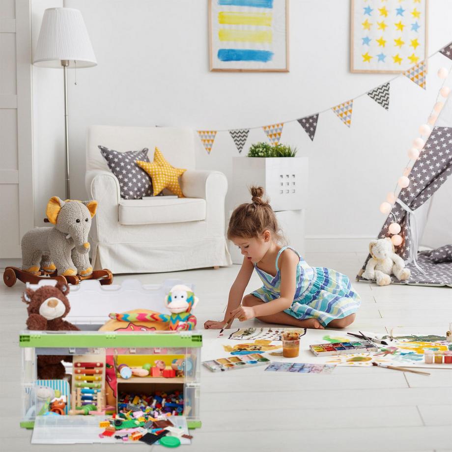 B2X Scatola di trasporto trasparente con coperchio  