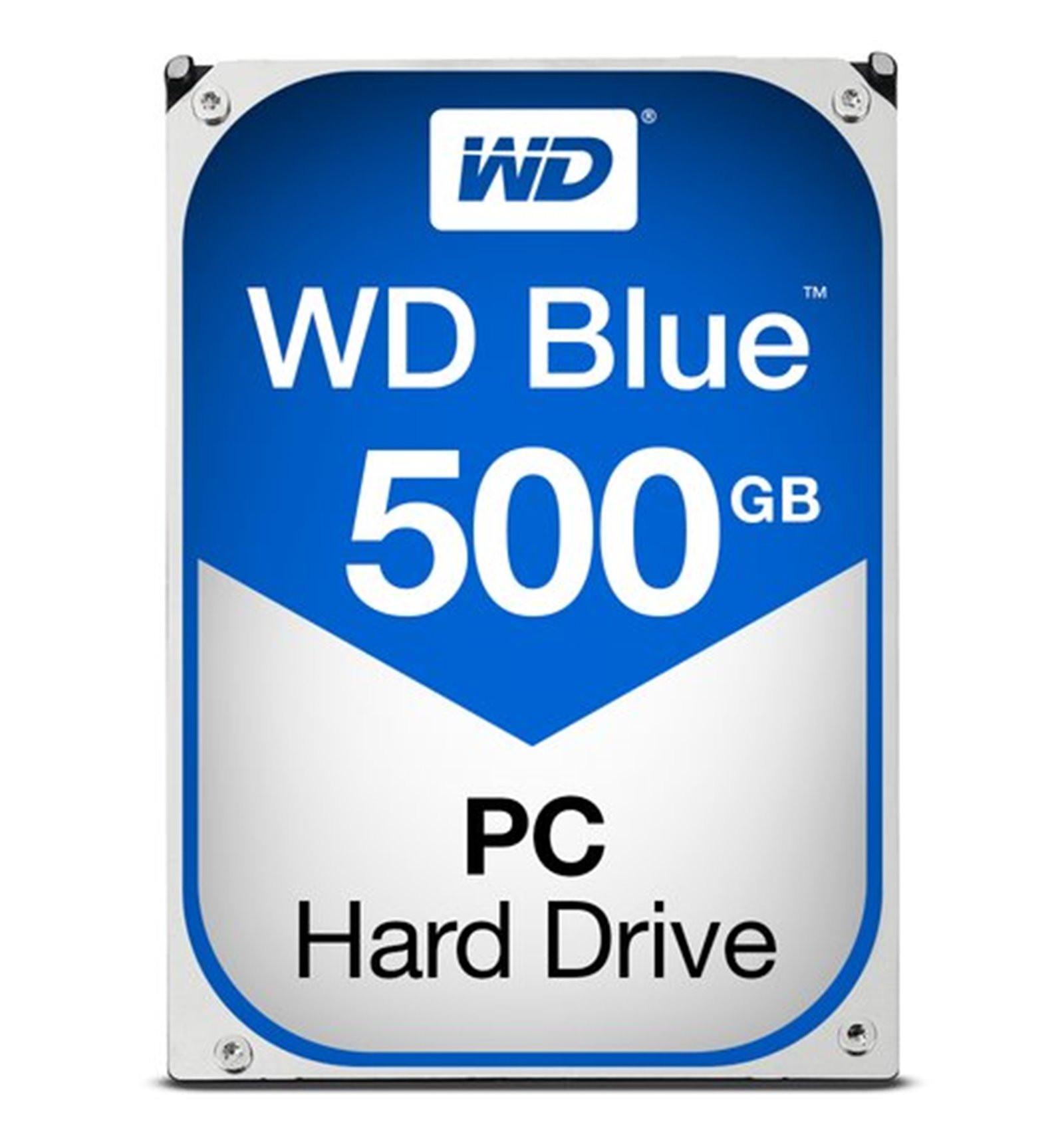 WD  Blue disco rigido interno 500 GB 5400 Giri/min 64 MB 3.5" Serial ATA III 