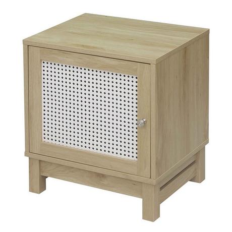 Calicosy Comodino a 1 anta in rattan  