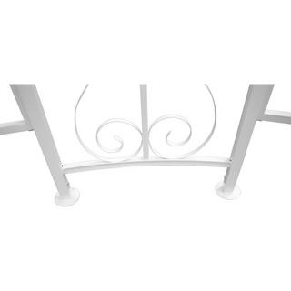 Vente-unique Gartenpavillon - Metall - 300 x 290 cm - Weiß - TILCARA  