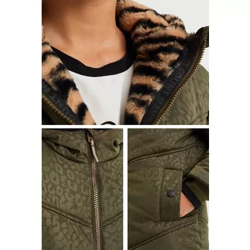 Parka Réversible À Fausse Fourrure Fille