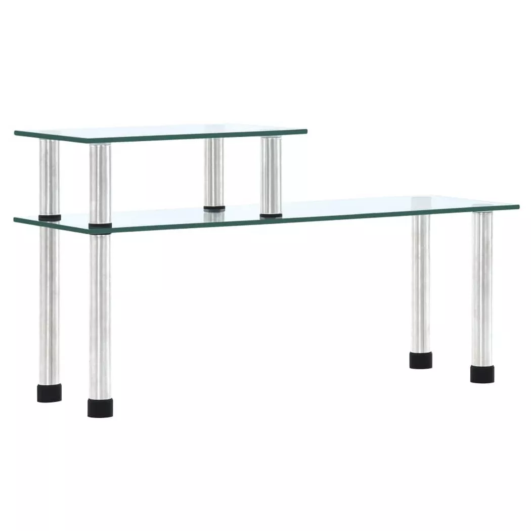 vidaXL Étagère de cuisine Transparent 45x16x26 cm Verre trempé