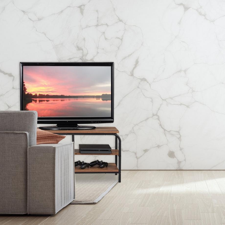 B2X  Meuble TV avec étagères 