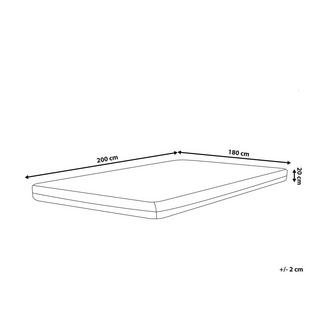 Beliani Materasso in Memory Foam en Schiuma PU GLEE  