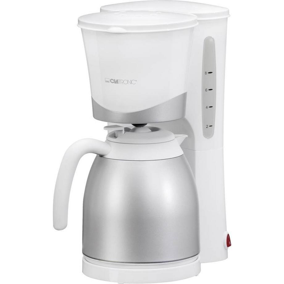 Macchina per il caffè Bianco Capacità tazze=10 Isolato