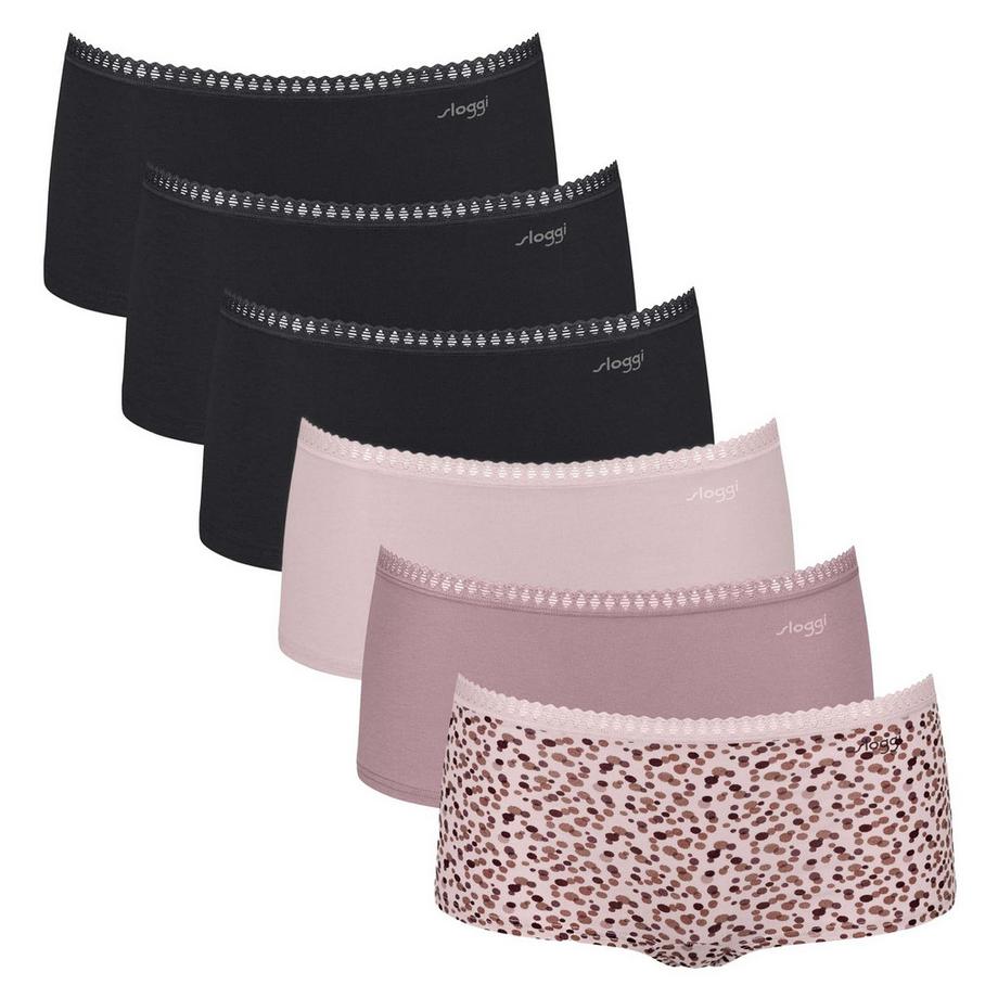 Panty  6er Pack Bequem sitzend-GO Crush Short C6P