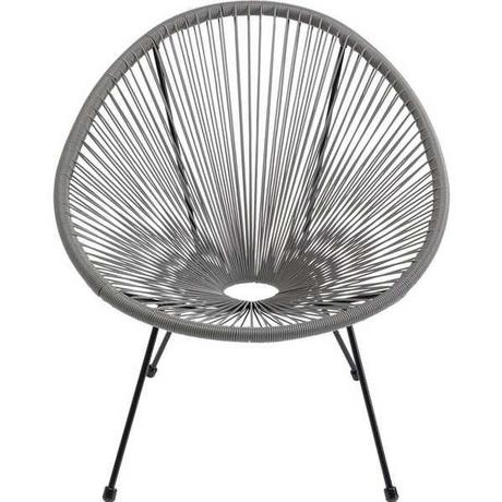 KARE Design Fauteuil gris Acapulco  