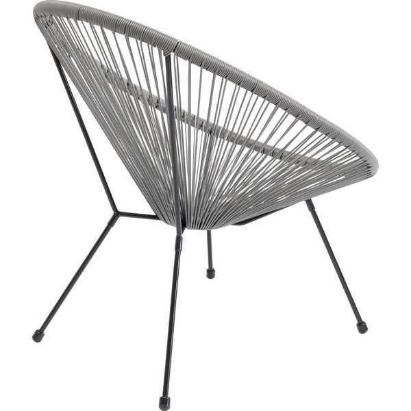 KARE Design Fauteuil gris Acapulco  