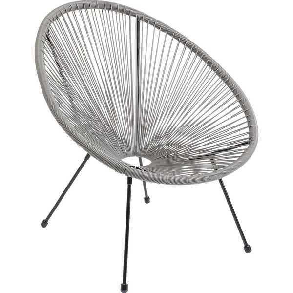 KARE Design Fauteuil gris Acapulco  