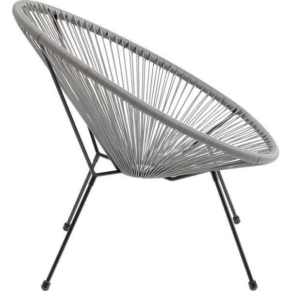 KARE Design Fauteuil gris Acapulco  