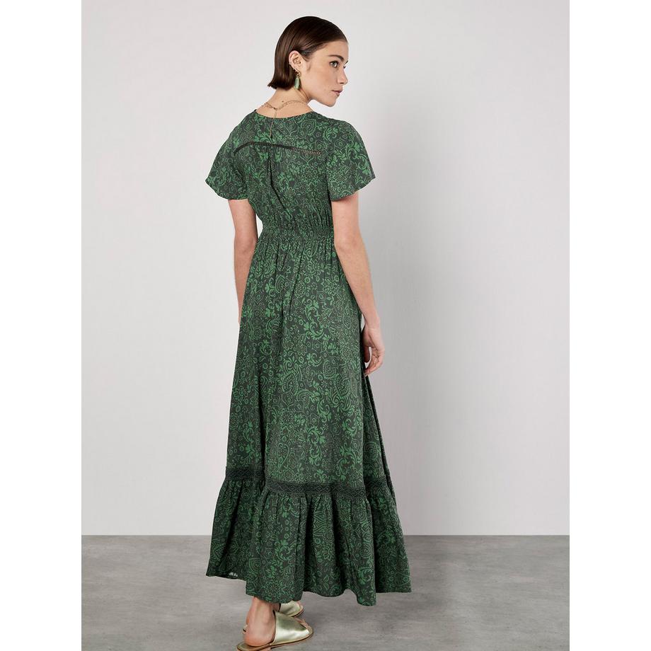 APRICOT Robe longue Imprimé Cachemire  