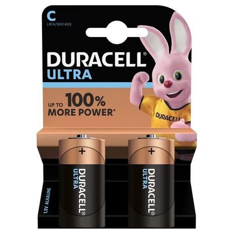 DURACELL  DURACELL Batterie Ultra Power MX1400 C, LR14, 1.5V 2 Stück 