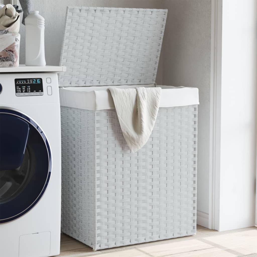 VidaXL Panier à linge rotin synthétique  