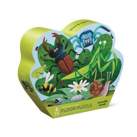 Crocodile Creek  Shaped Puzzle, Käfer im Garten 36 pcs , Crocodile Creek 