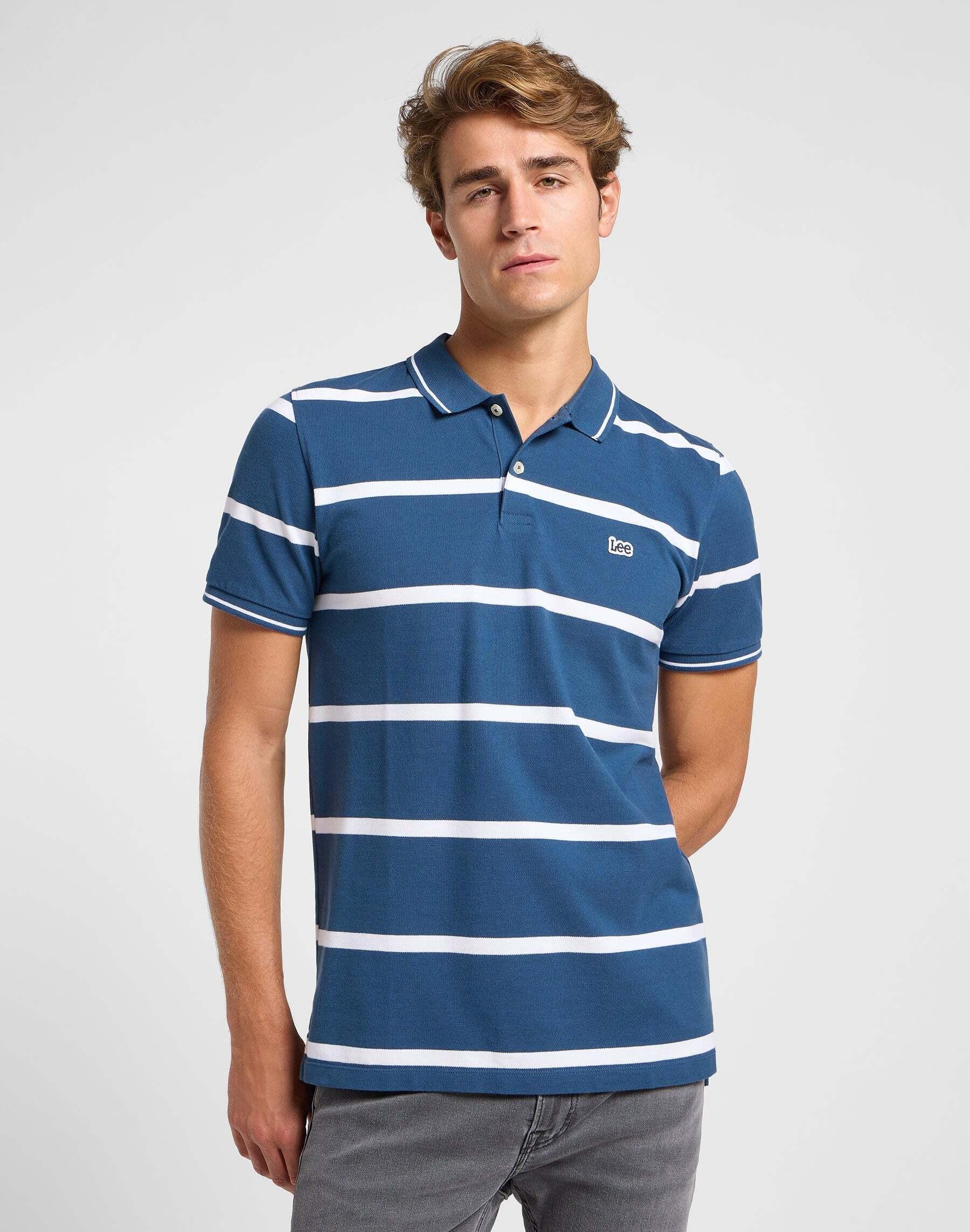 Lee Pique Polo Orion Stripe  