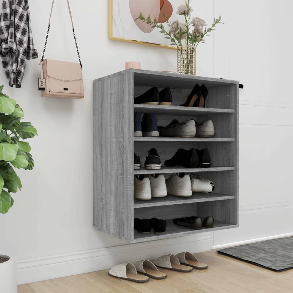 VidaXL Armoire à chaussures bois d'ingénierie  