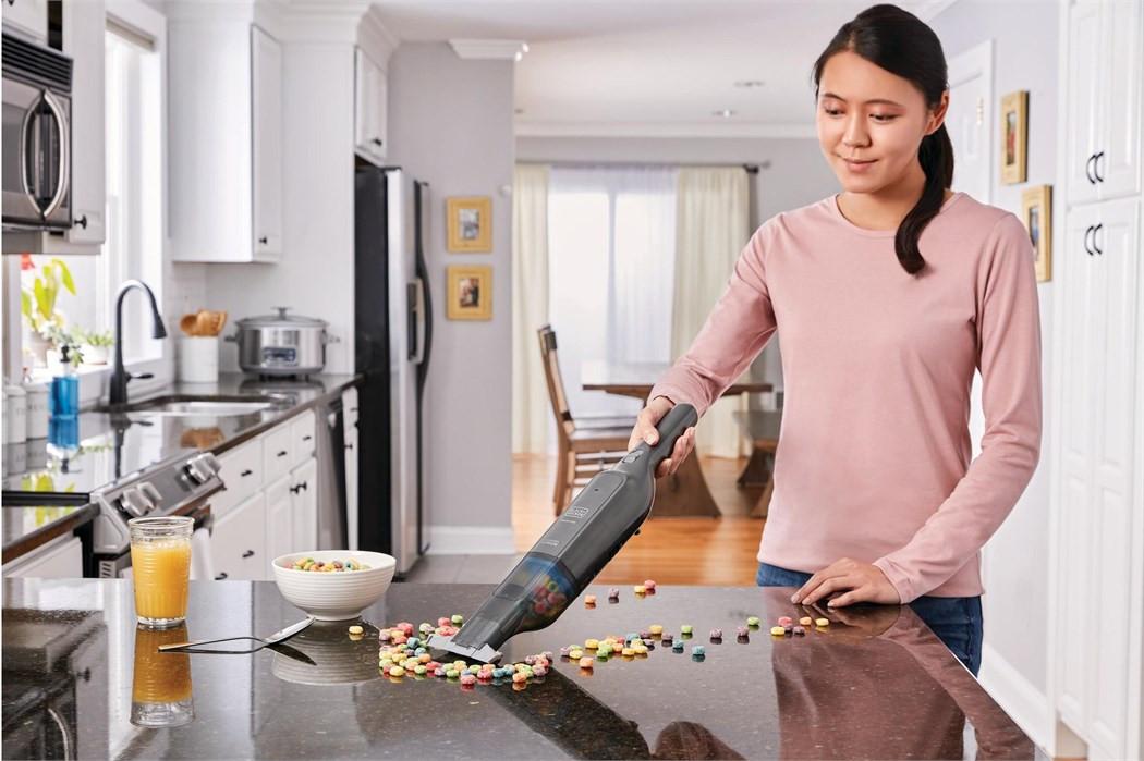 BLACK+DECKER BLACK+DECKER Akku-Handsauger Dustbuster XXL Titanium  