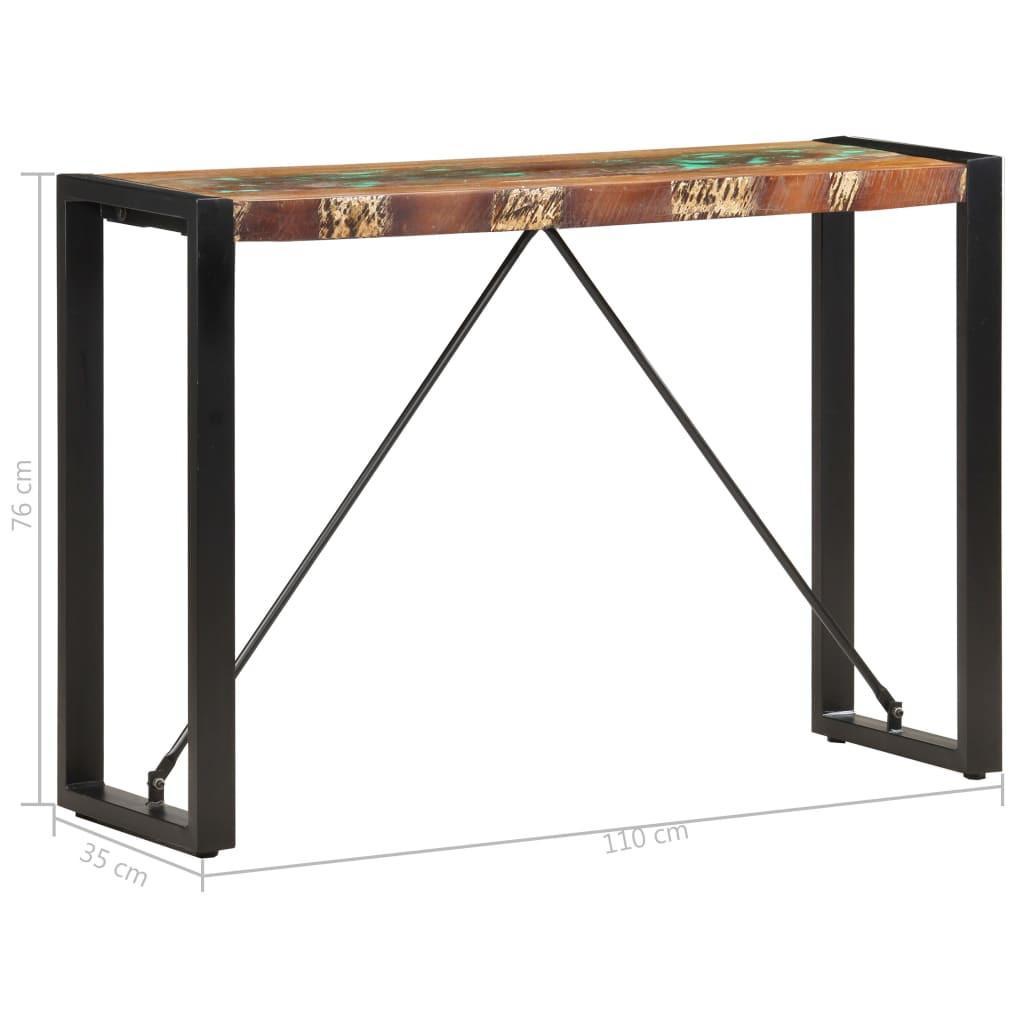 VidaXL Table console bois de récupération  