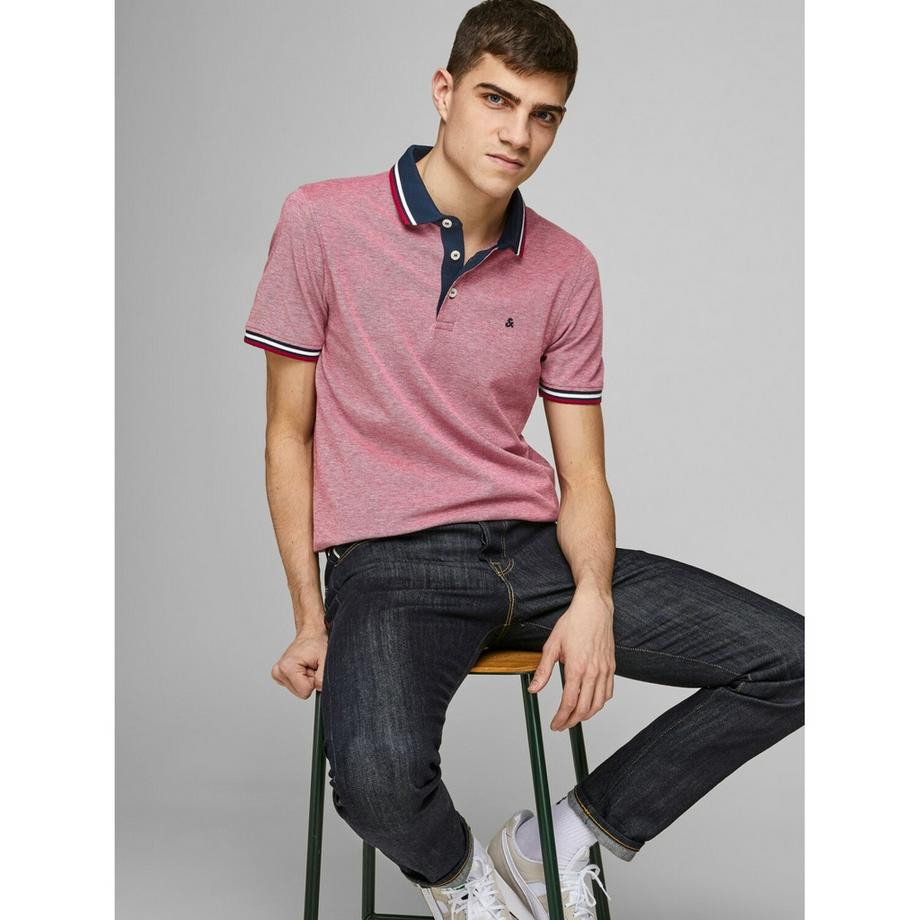 JACK & JONES Paulos Slim Fit Polo à Manches Courtes  