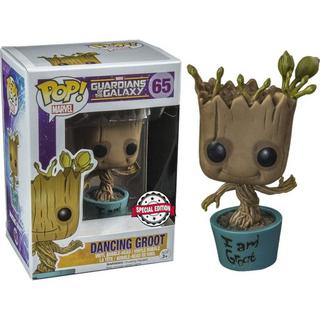 Funko  POP Figur Marvel Guardians of the Galaxy Tanzen Ich bin Groot Exklusiv 