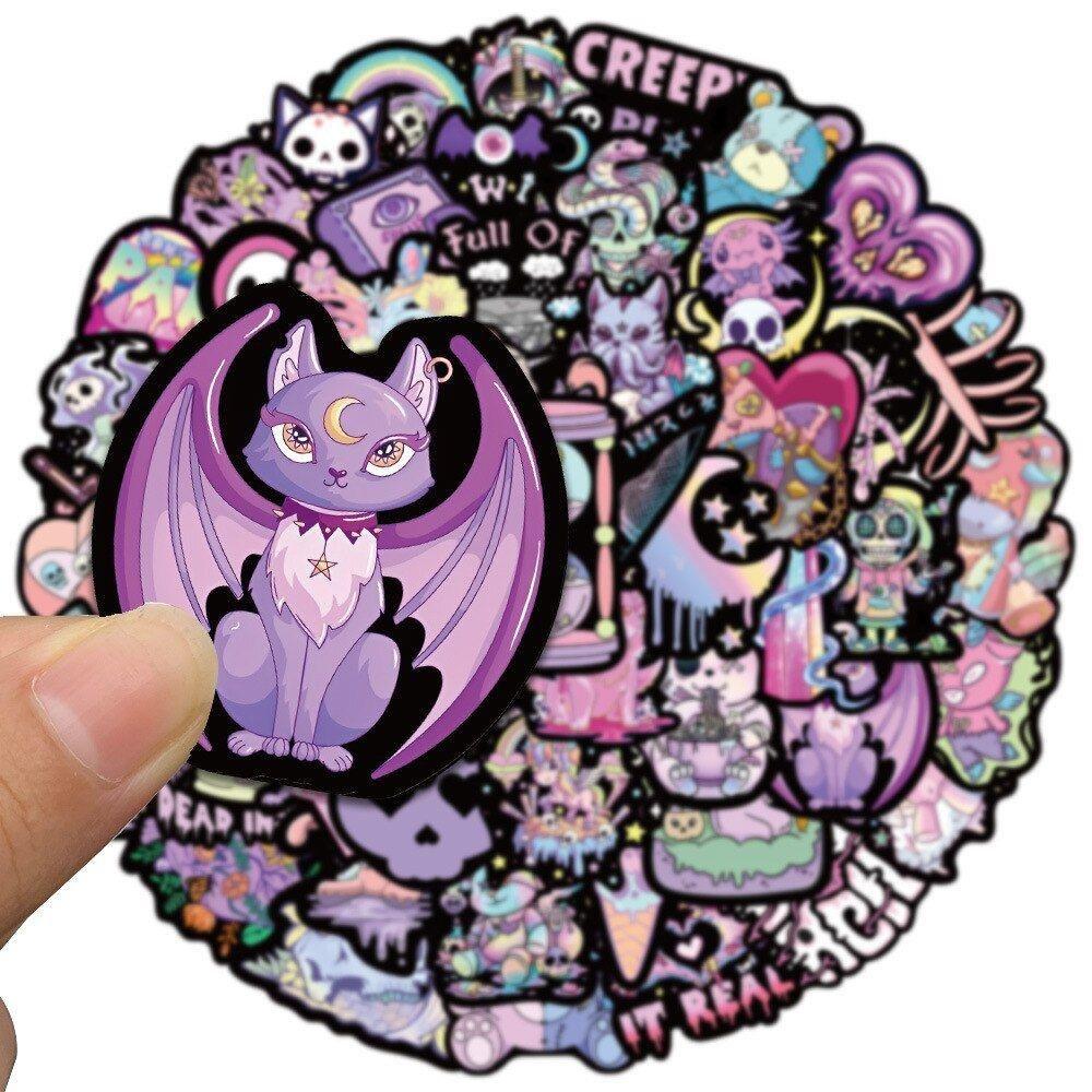 Gameloot Adesivi con simpatici motivi horror - 50 pz  