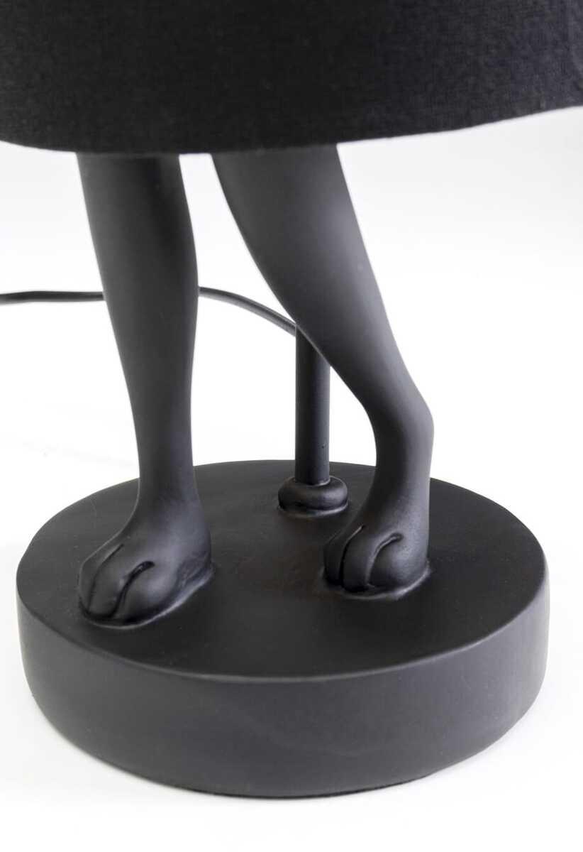 KARE Design Lampe de table Animal Rabbit noir mat 50  