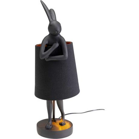 KARE Design Lampe de table Animal Rabbit noir mat 50  