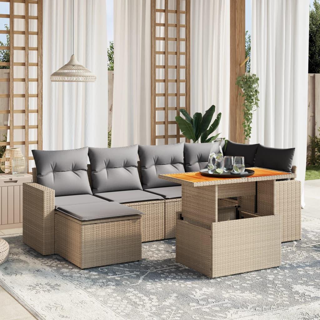 VidaXL Garten sofagarnitur poly-rattan  