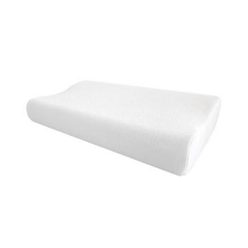 Guanciale ergonomico memory foam 50 x 30 cm di DREAMEA Bianco - SLEEPY