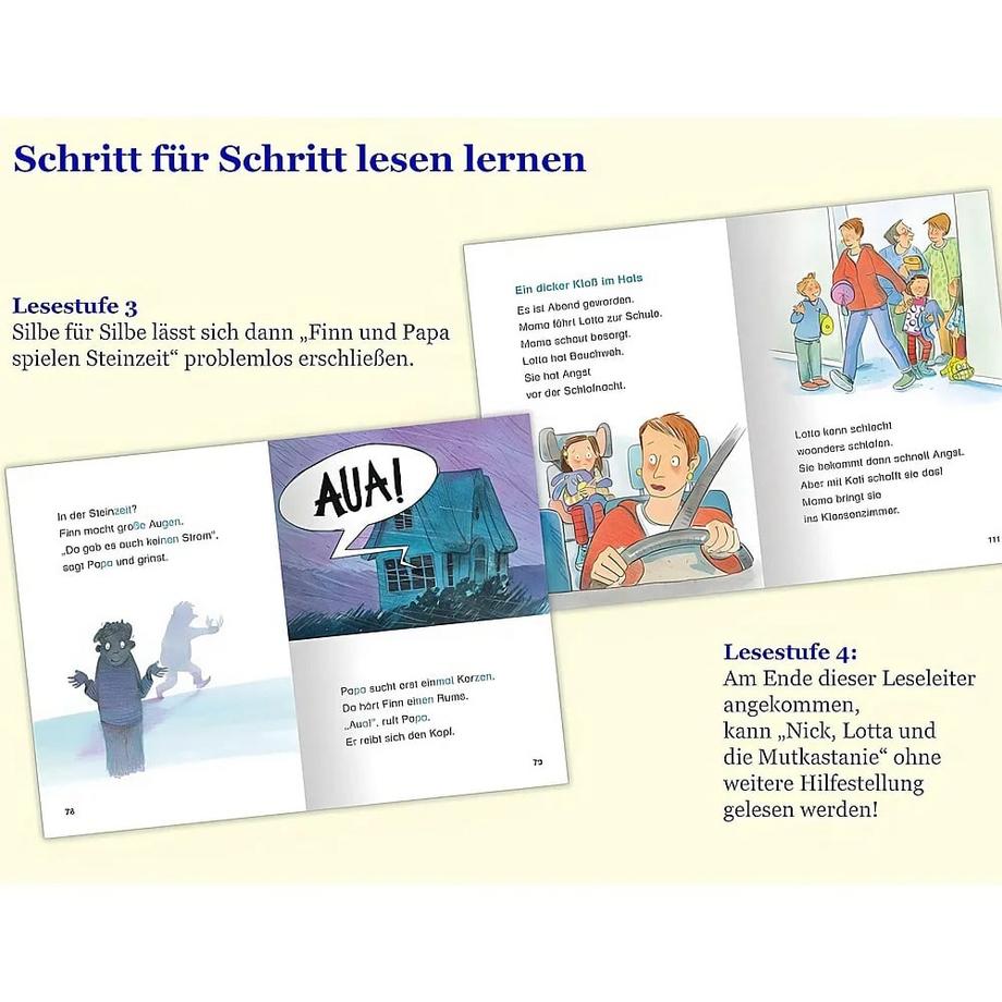 Duden Leseprofi Mein dickes Buch zum Lesenlernen X Couverture rigide 