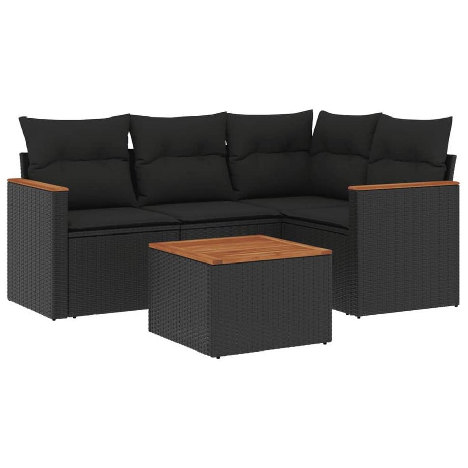 set divano da giardino Polirattan