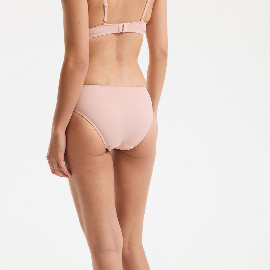 La Redoute Collections AZALEE Mikrofaser und bestickter Tüll Slip  