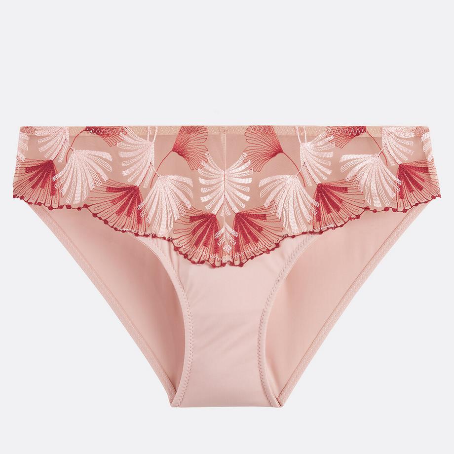 La Redoute Collections AZALEE Mikrofaser und bestickter Tüll Slip  