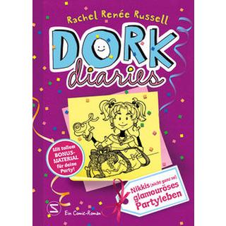 DORK Diaries, Band 02: Nikkis (nicht ganz so) glamouröses Partyleben: Mit tollem Bonusmaterial für deine Party Russell, Rachel Renée; Lecker, Ann (Übersetzung) Couverture rigide 