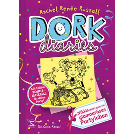 DORK Diaries, Band 02: Nikkis (nicht ganz so) glamouröses Partyleben: Mit tollem Bonusmaterial für deine Party Russell, Rachel Renée; Lecker, Ann (Übersetzung) Couverture rigide 