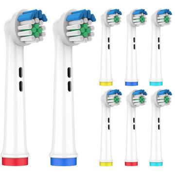 Ersatzbürsten kompatibel mit Oral-B Wide-Angle-Clean 8er Pack