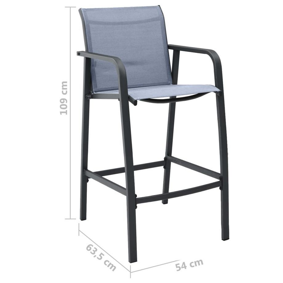 VidaXL angolo bar Vetro  