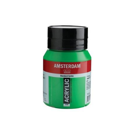Talens TALENS Acrylfarbe Amsterdam 500ml 17726182 Permanentgrün hell  