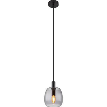 Lampe à suspension Garri métal noir 1xE14