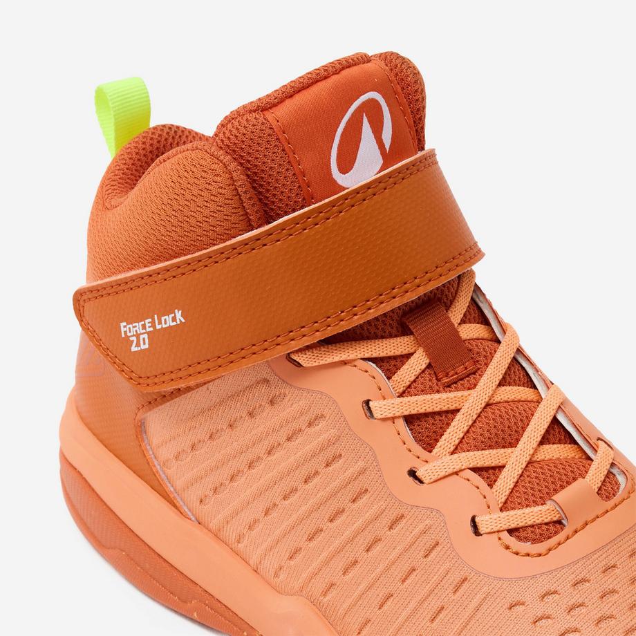 KIPSTA SS500 High Junior Scarpa da Basket Hoher Kinder-Basketballschuh – SS500 High Junior, Orange 