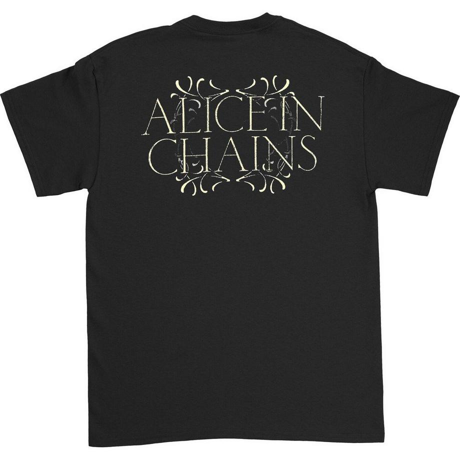 Alice In Chains Mond Baum Grafikdruck T-Shirt  