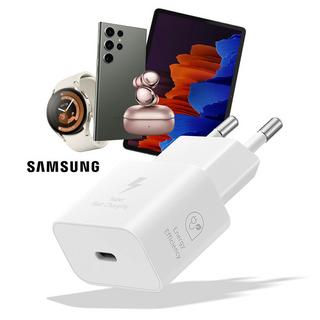 SAMSUNG 25W PD Adapter (w/o cable) Samsung 25W USB-C Netzteil Weiß 