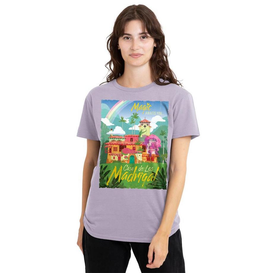 Encanto  Magic Awaits You...casa De Los Madrigal T-Shirt 