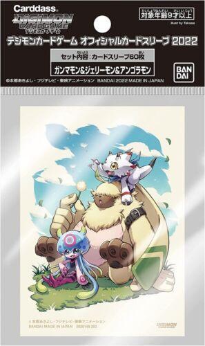 Bandai  Digimon Card Game Official Card Sleeves 2022 Gammammon, Jerry Mon, Angoramon 