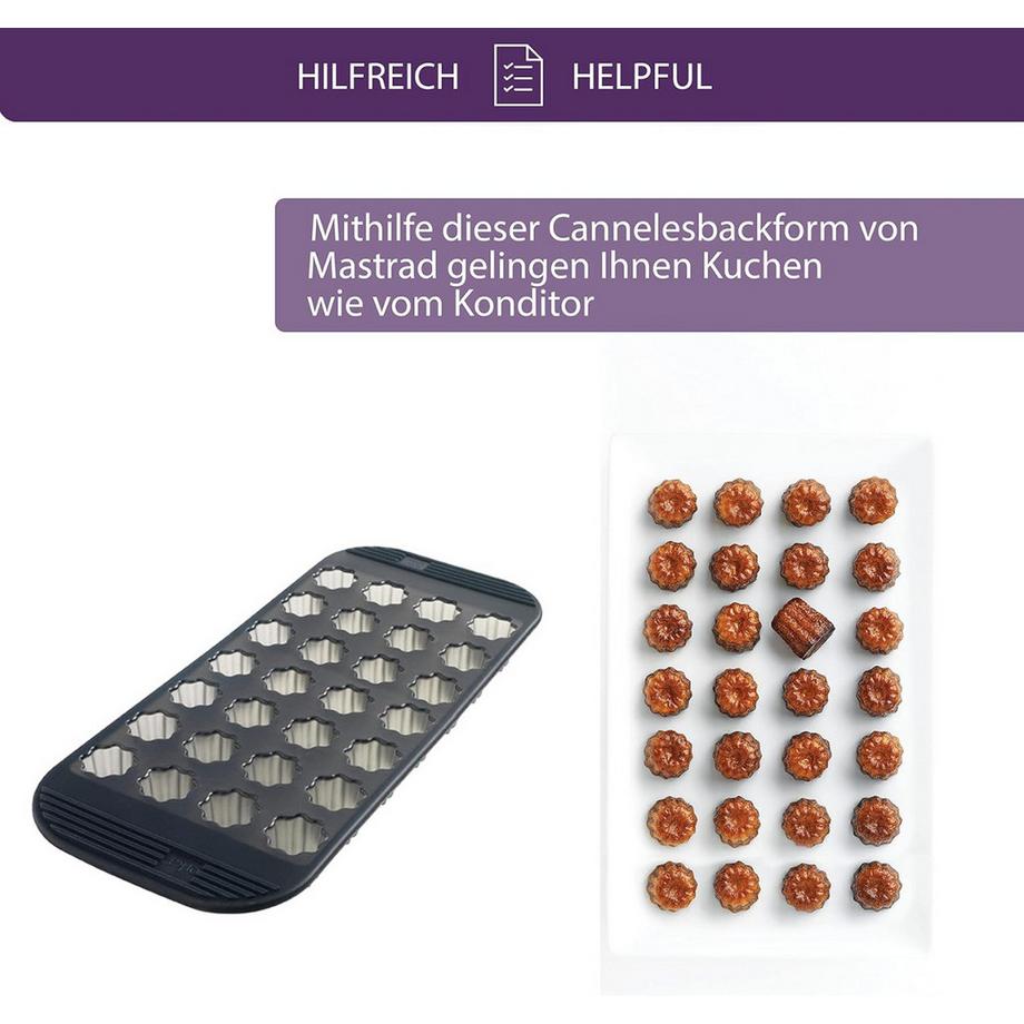 mastrad  Mini Cannele-Backform Silikon 