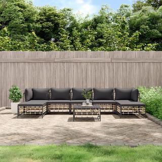 VidaXL Garten lounge set poly-rattan  