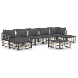 VidaXL Garten lounge set poly-rattan  