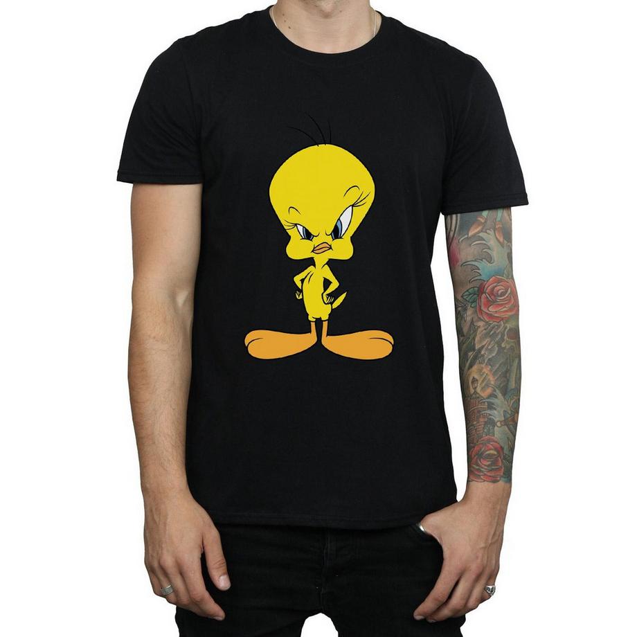 LOONEY TUNES Angry Tweety Bird T-Shirt Vestibilità Slim  
