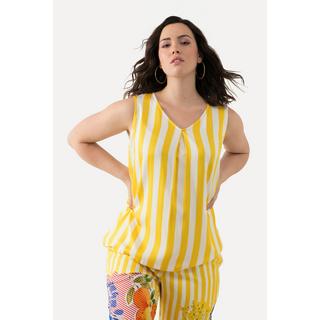 Ulla Popken Blouse en Satin Coupe A Sans Manches  