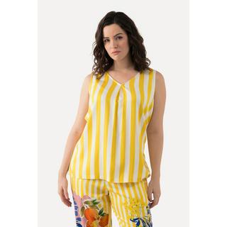 Ulla Popken Blouse en Satin Coupe A Sans Manches  